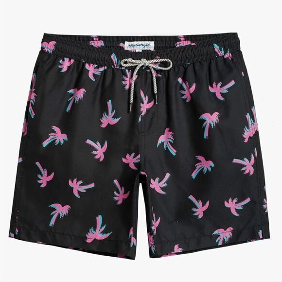 NWT maamgic Mens Swim Trunks Quick Dry Swim Shorts with Mesh Lining Size Large - Picture 1 of 5